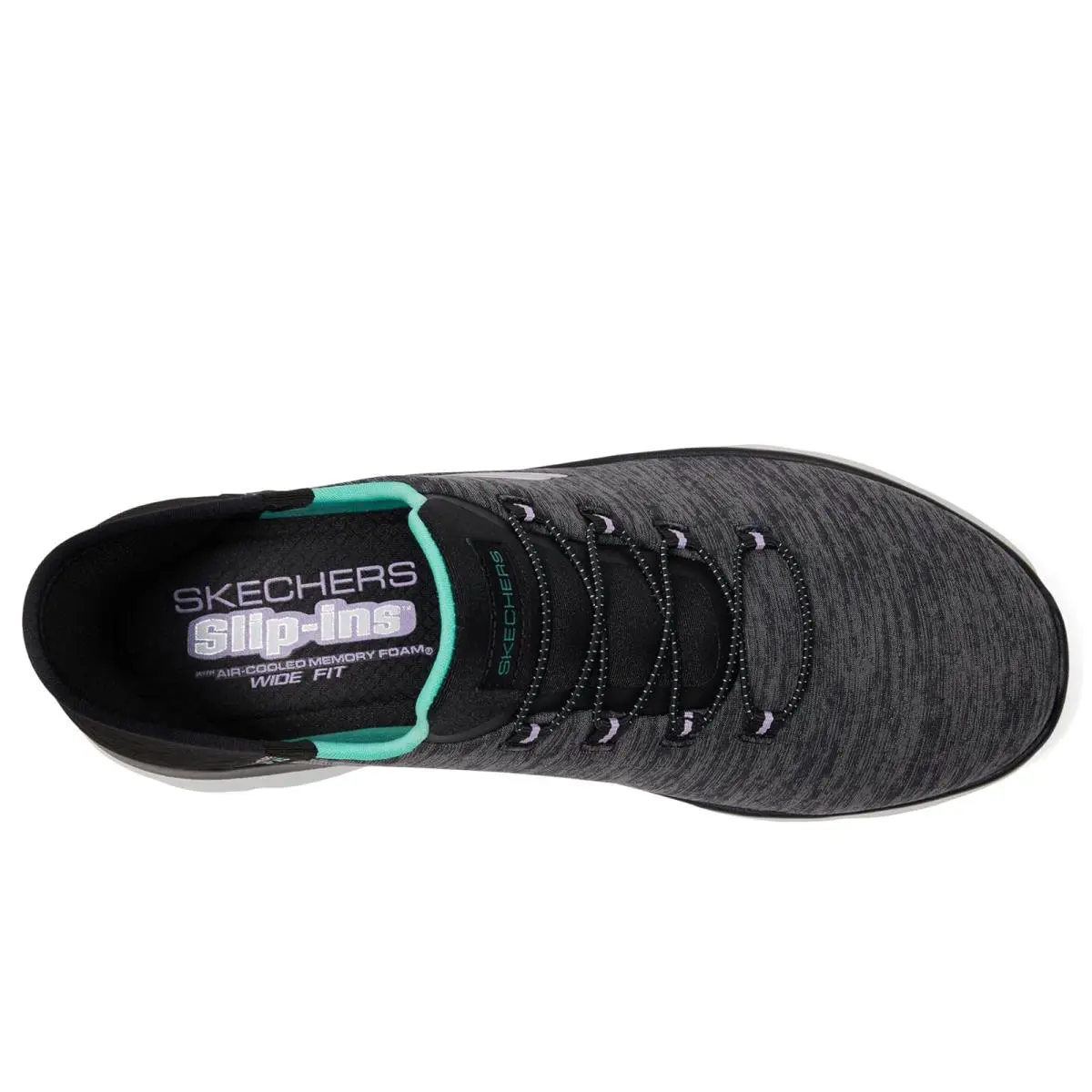 Skechers shoes - Black/ Turquoise 0