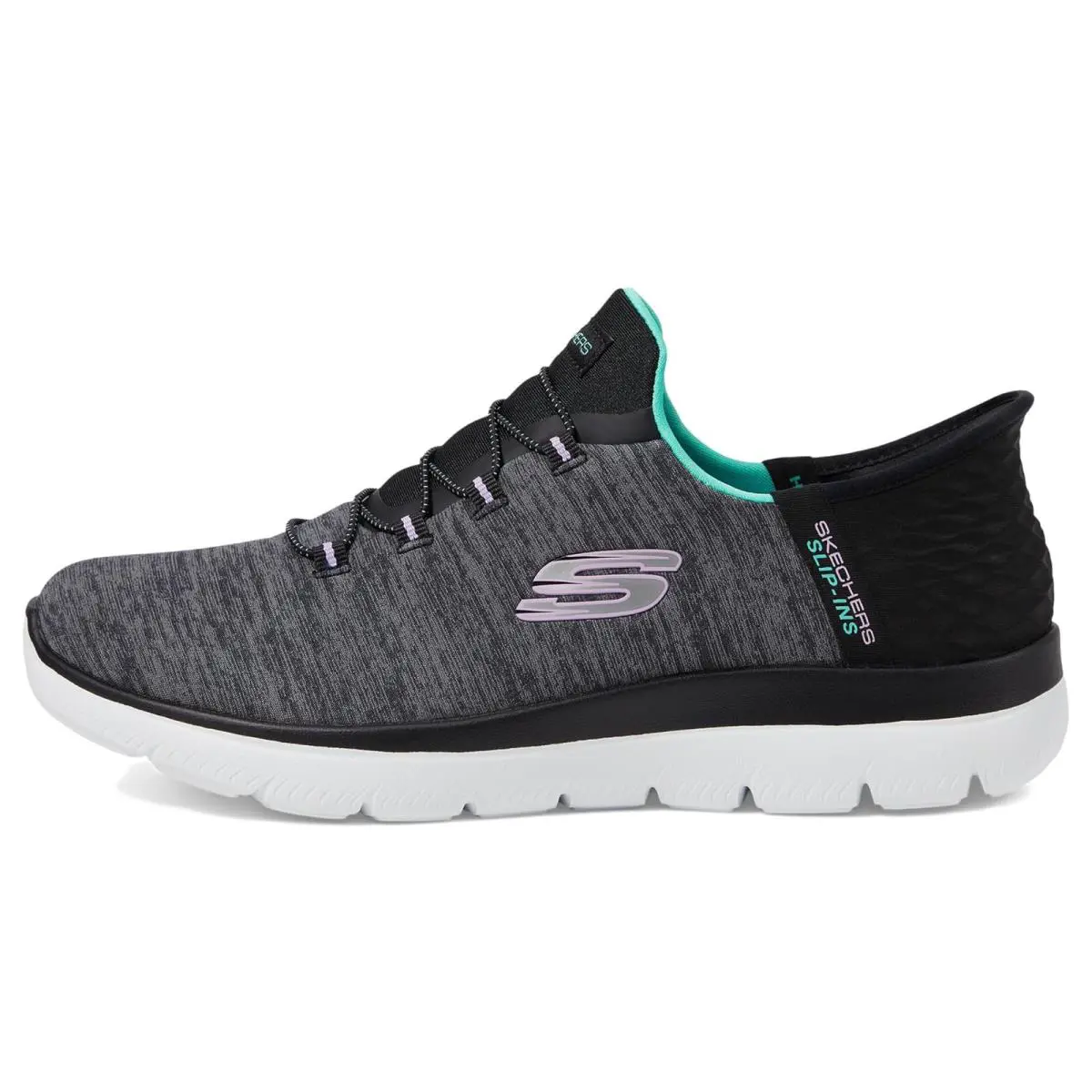 Skechers shoes - Black/ Turquoise 2