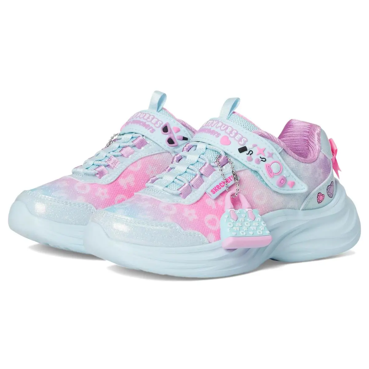 Girl`s Shoes Skechers Kids Power Jams 2.0 302199l Little Kid/big Kid
