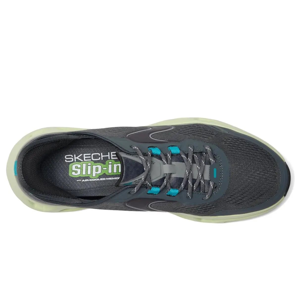 Skechers shoes - Charcoal/Lime 0