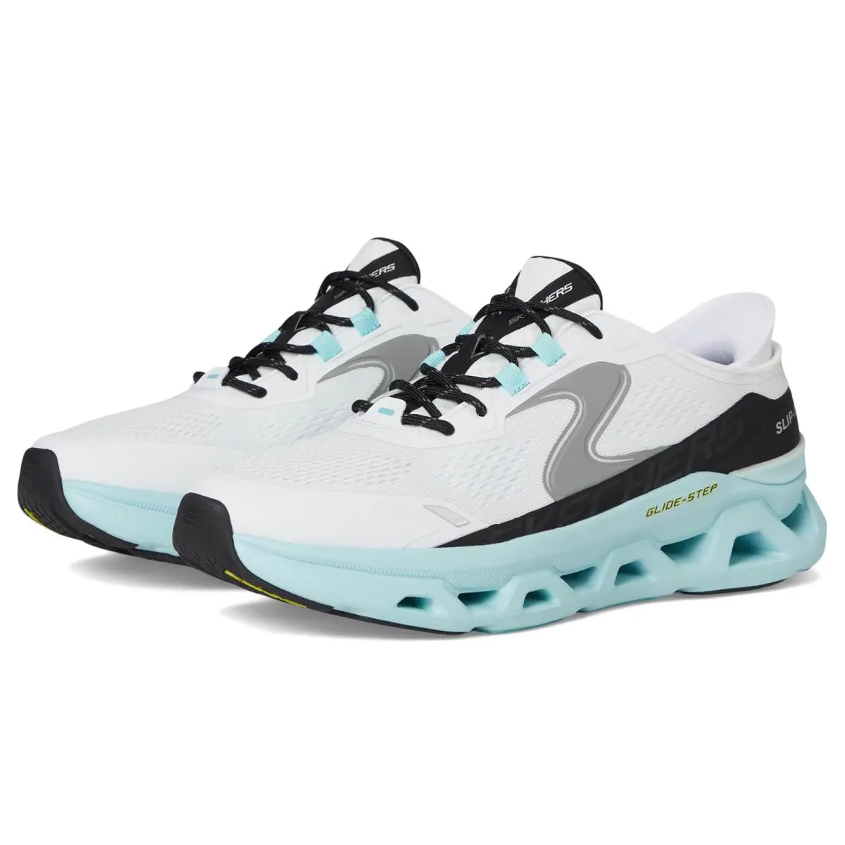 Skechers shoes - Charcoal/Lime 20