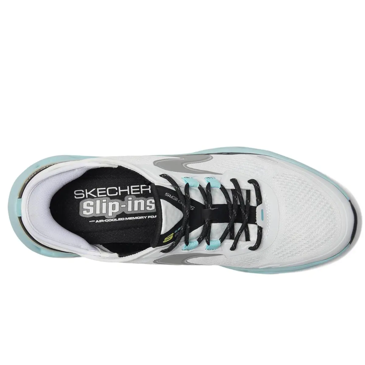 Skechers shoes - Charcoal/Lime 21