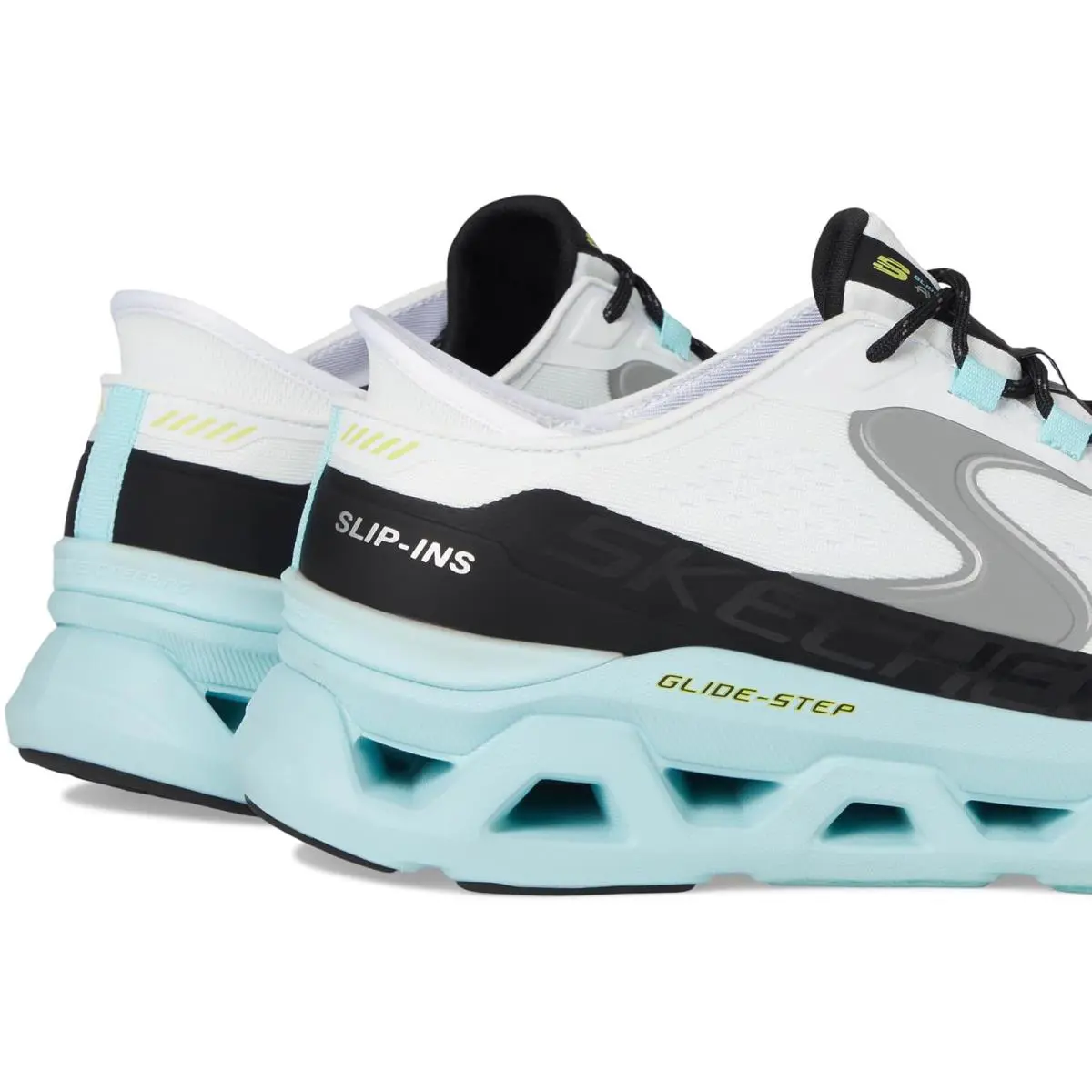 Skechers shoes - Charcoal/Lime 25