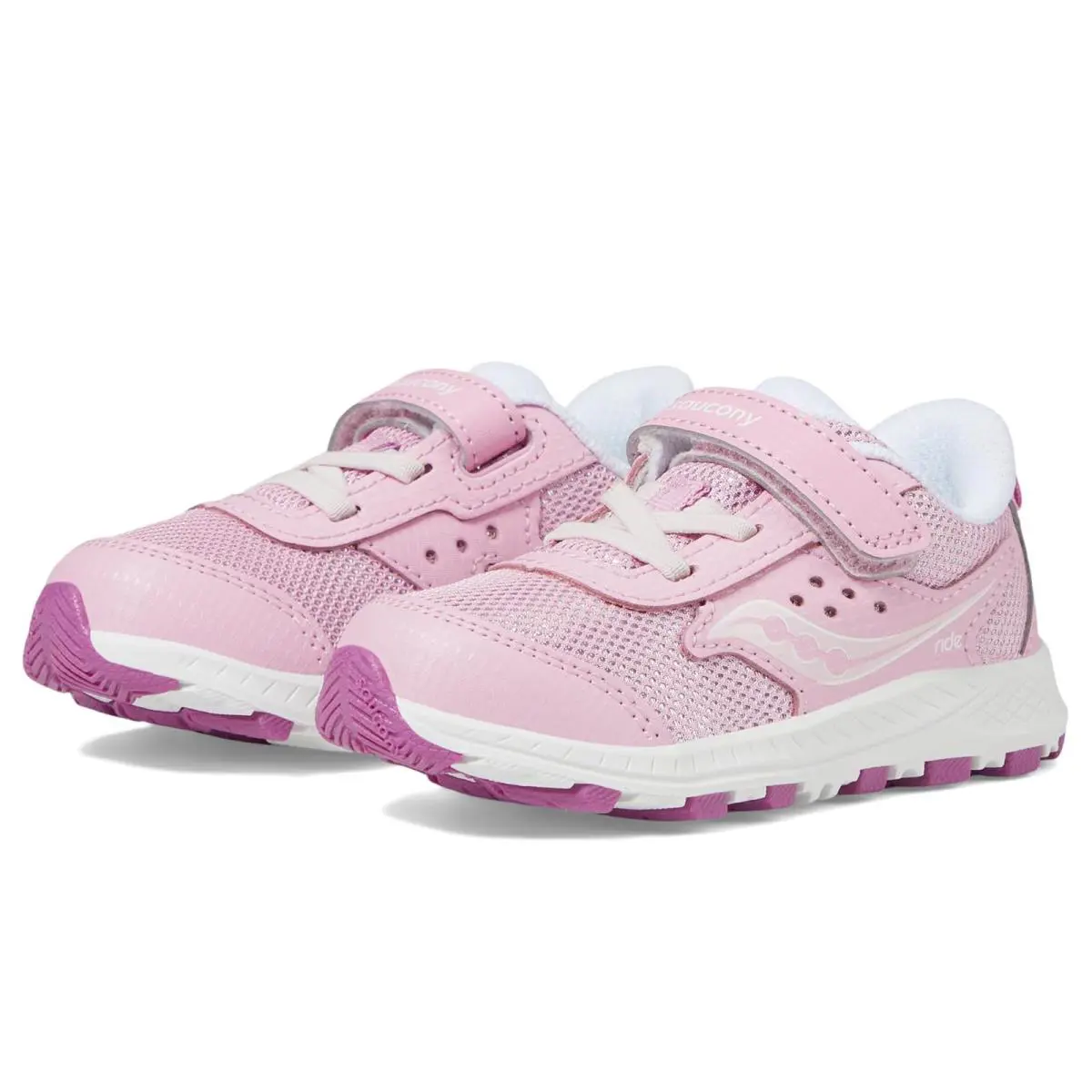 Children Unisex Sneakers Athletic Shoes Saucony Kids Ride JR Toddler - Pink