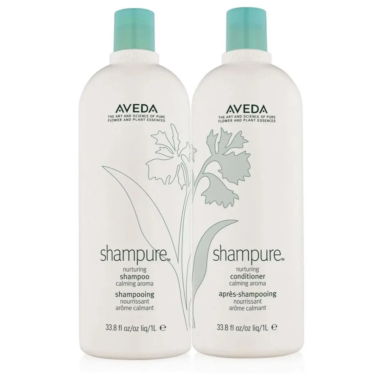 Aveda Shampure Shampoo Conditioner Set 33.8oz/1Liter Each BB