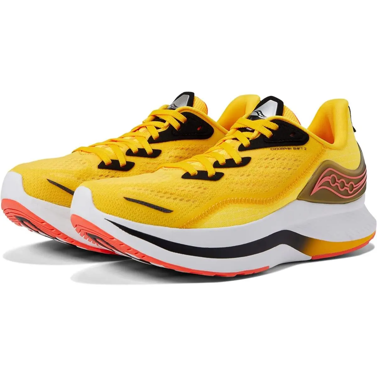 Saucony D5076 Endorphin Shift 2 Women s Sneakers Vizigold/vizired Size 11.5 - ViZiGold/ViZiRed