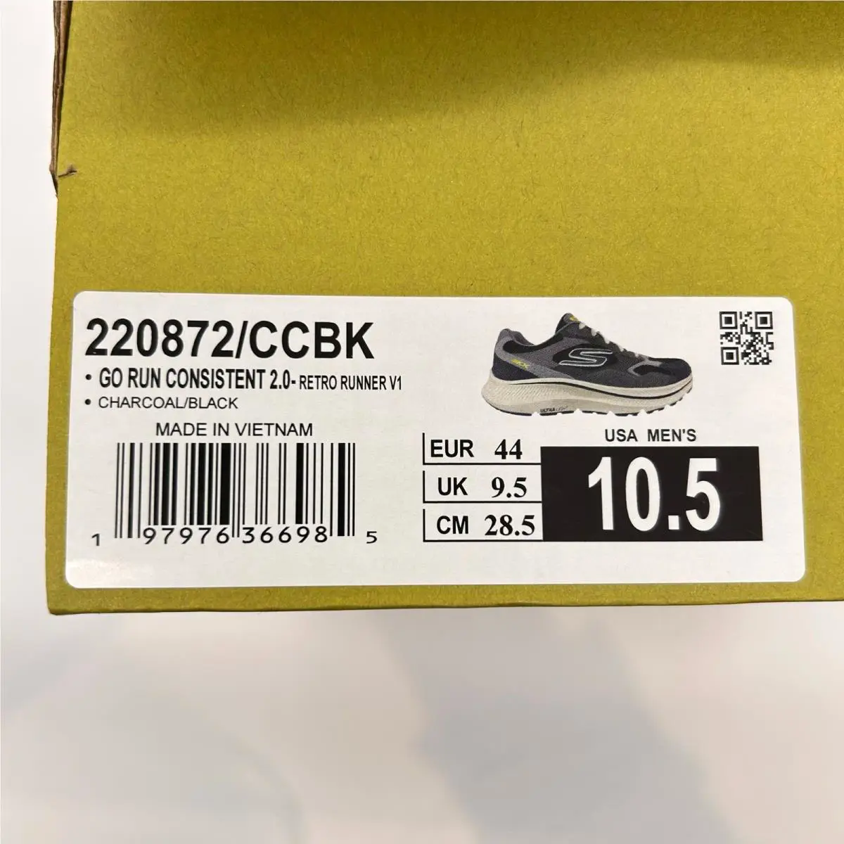 Skechers shoes - Skechers GOrun Consistent 2.0 Retro Runner V1 - Gray 7
