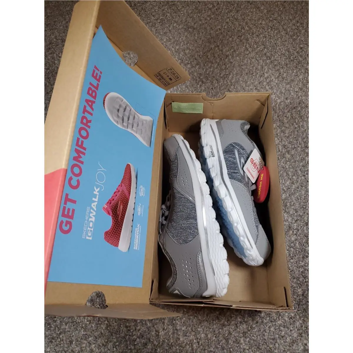 Skechers shoes - SKECHERS GO WALK Joy - WALK Joy - SN 13636 - Gray (UPC: 191665689973) 1