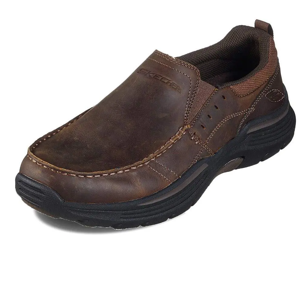 Skechers Men`s Expended-sevenoleather Leather Slip on Moccasin Cdb 13 - Cdb
