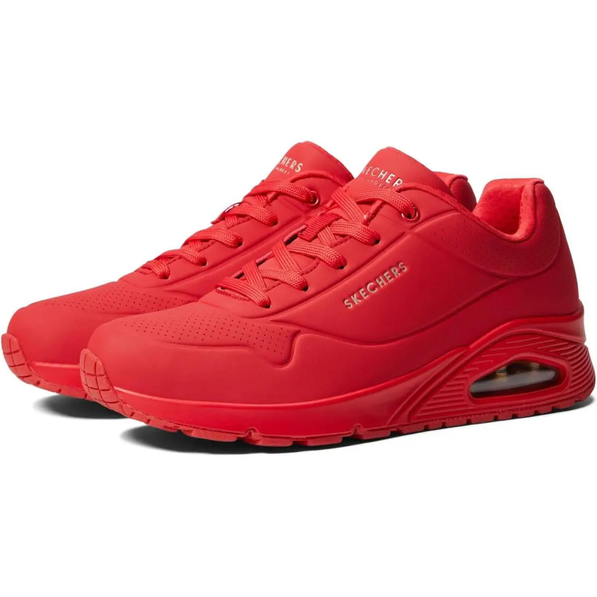 Skechers Z57104 Street Uno Stand On Air Red Womens Sneakers Size 8.5 M - Red