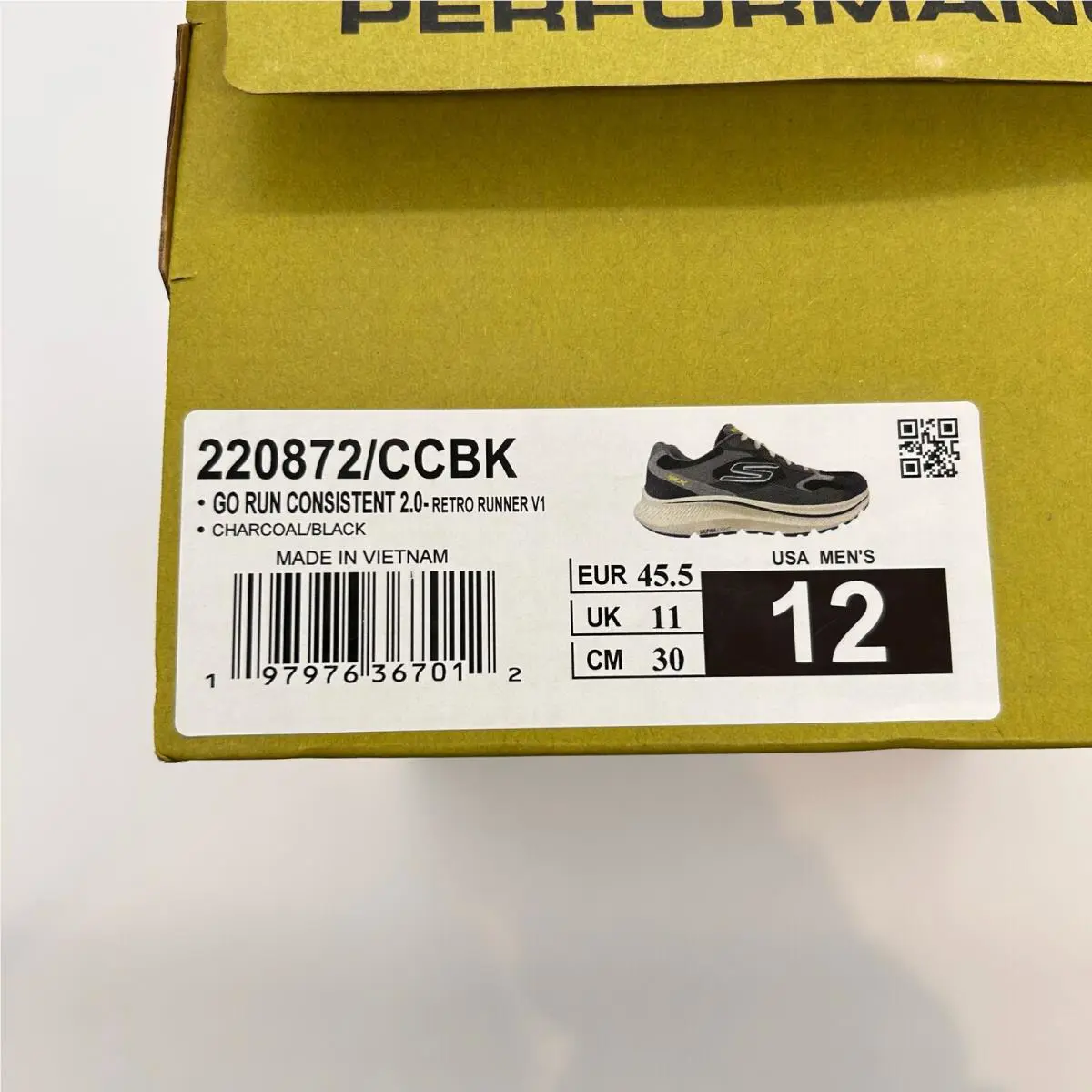 Skechers shoes - Skechers GOrun Consistent 2.0 Retro Runner V1 - Gray 7