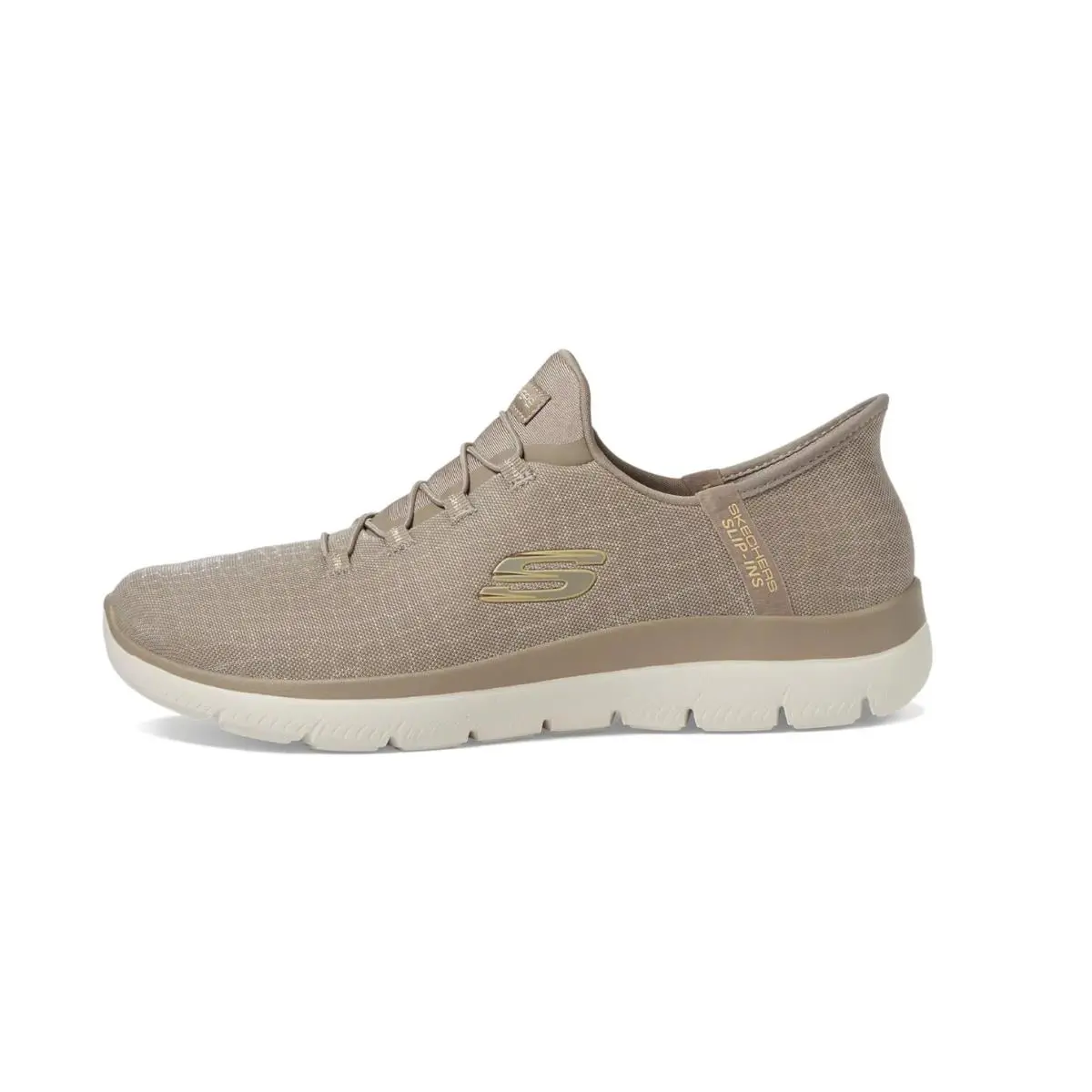 Skechers shoes - Taupe/Gold (UPC: 198376100735) 2