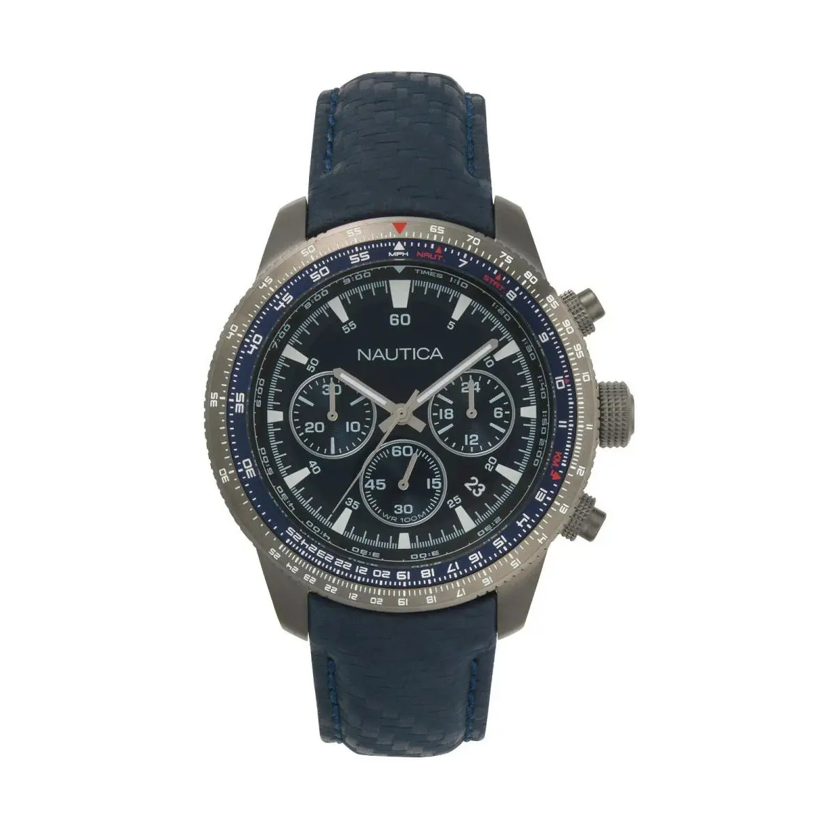 NAPP39S25 Men`s Blue Silcone Strap Watch by Nautica