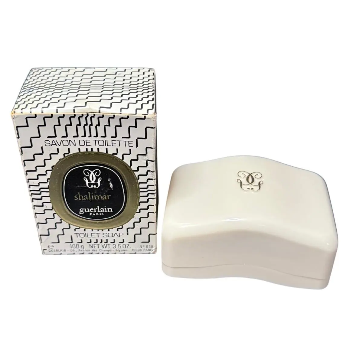 Shalimar Guerlain Perfumed Toilet Soap Savon De Toilette 3.5 OZ 100g