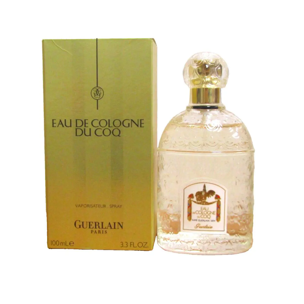 Eau De Cologne DU Coq By Guerlain Men Cologne 3.3 oz / 100 ml Edc Spray