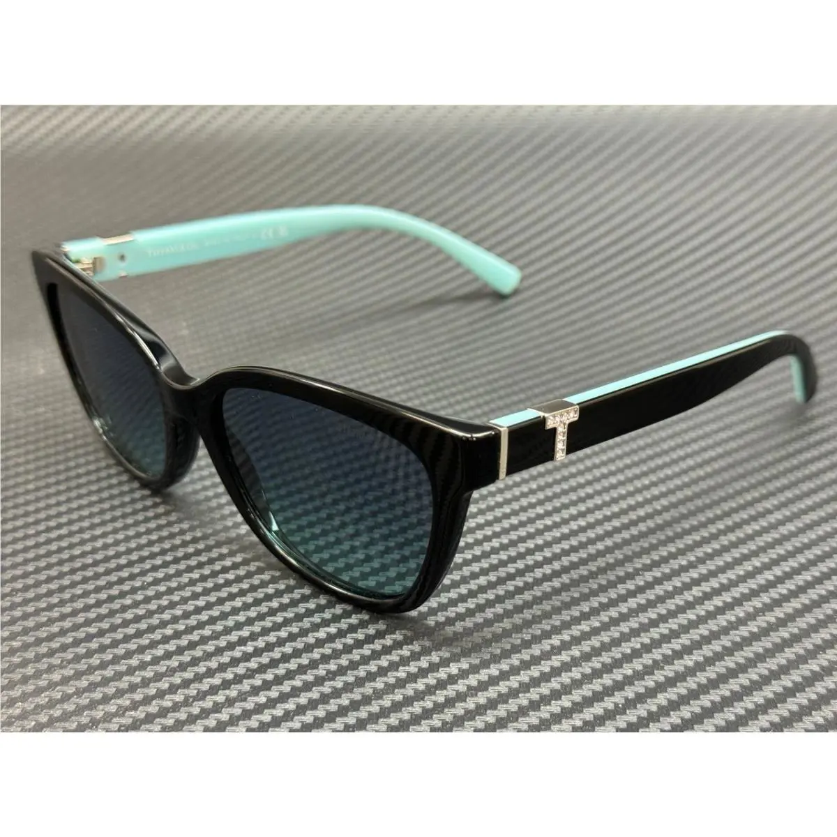 Tiffany TF4237B 80019S Black Blue Gradient Women`s 55 mm Sunglasses