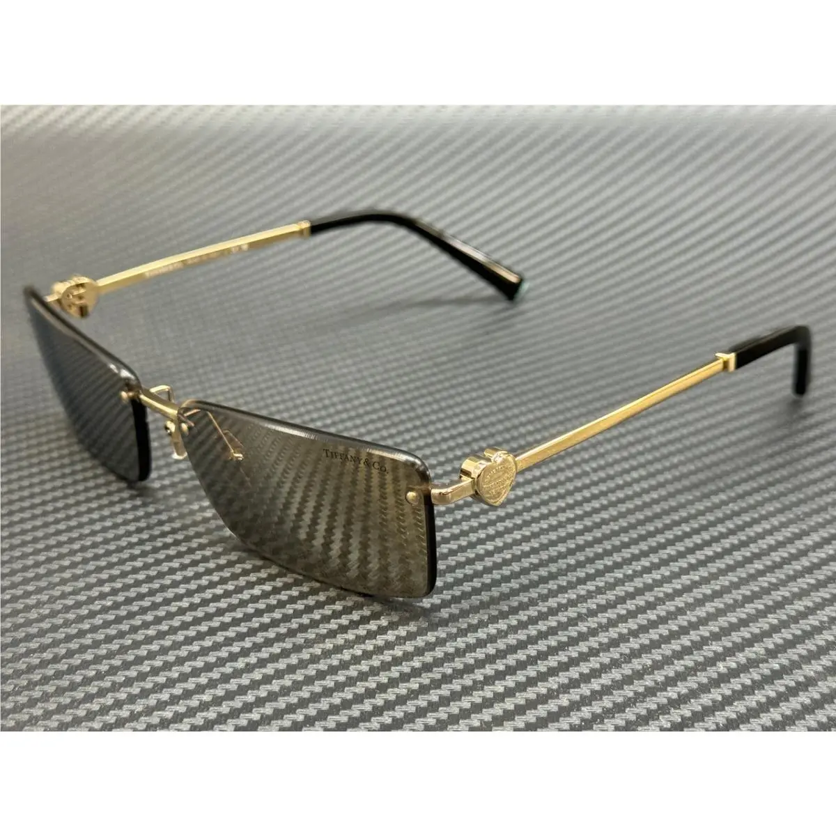 Tiffany TF3108B 60215A Pale Gold Brown Mirror Women`s 60 mm Sunglasses