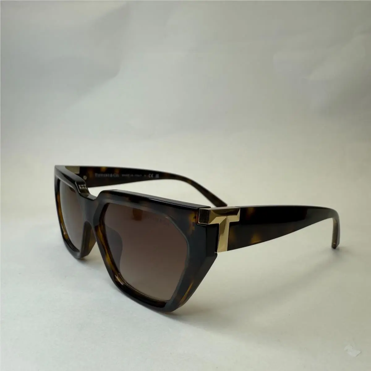Tiffany TF4205U 8015/3B Havana Size 56 Sunglasses W/gradient Brown