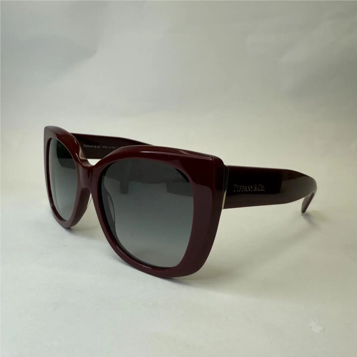 Tiffany TF 4229 8389/3C Burgundy Frame Sunglasses W/gradient Grey