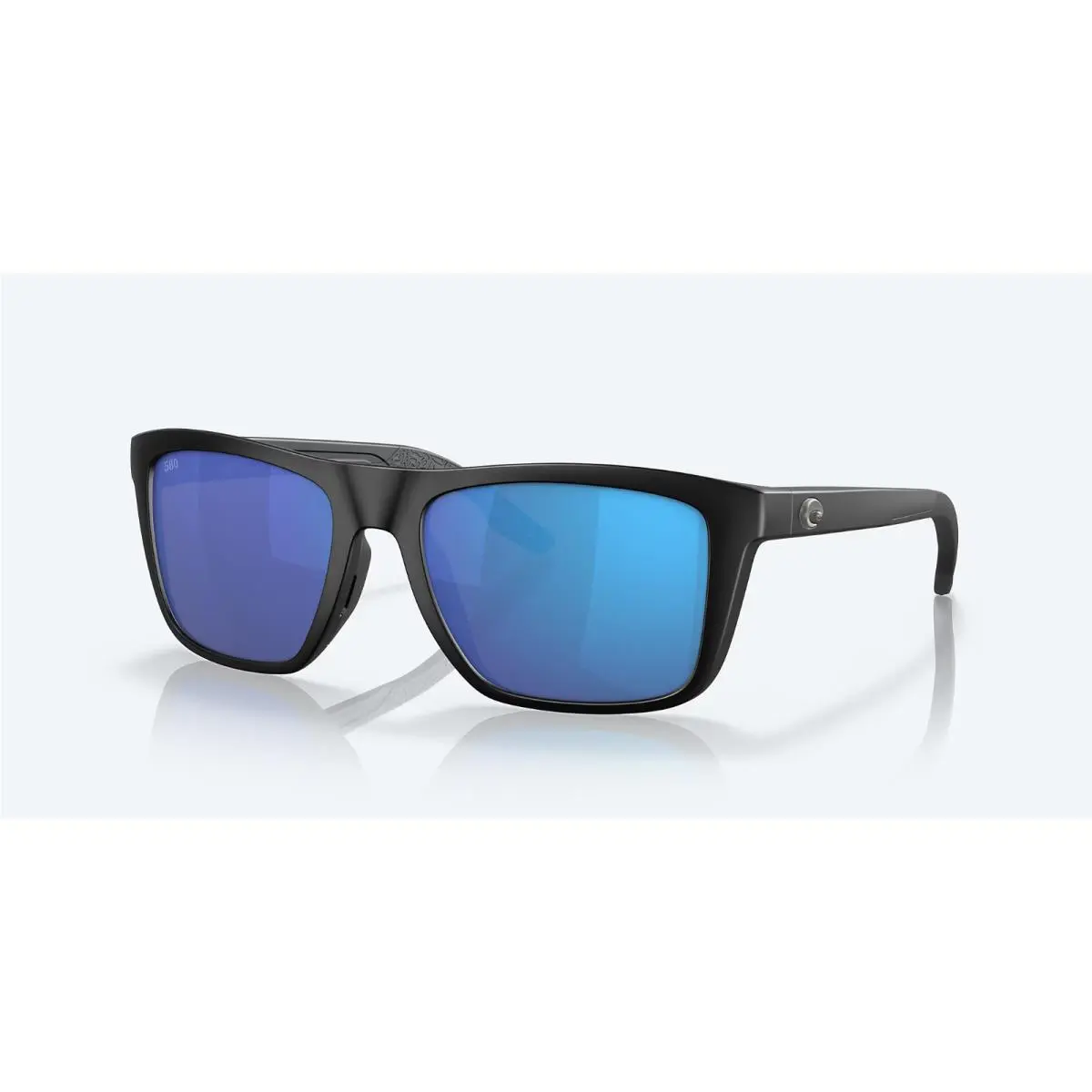 Sunglasses Mainsail Matte Black / Blue Mirror 580G Glass Polarized by Costa Del Mar