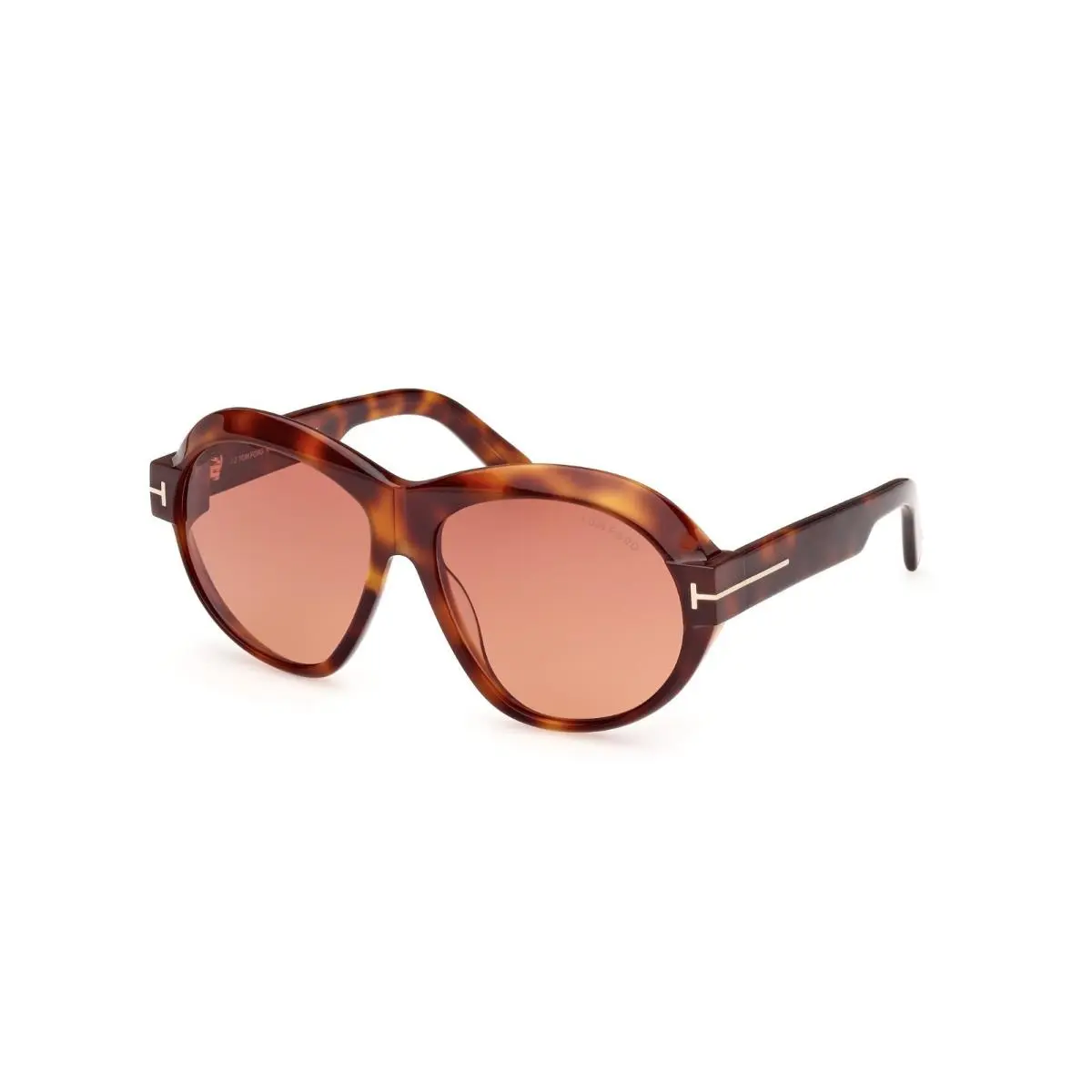 Tom Ford FT1113 53T Blonde Havana/bordeaux Gradient Sunglasses