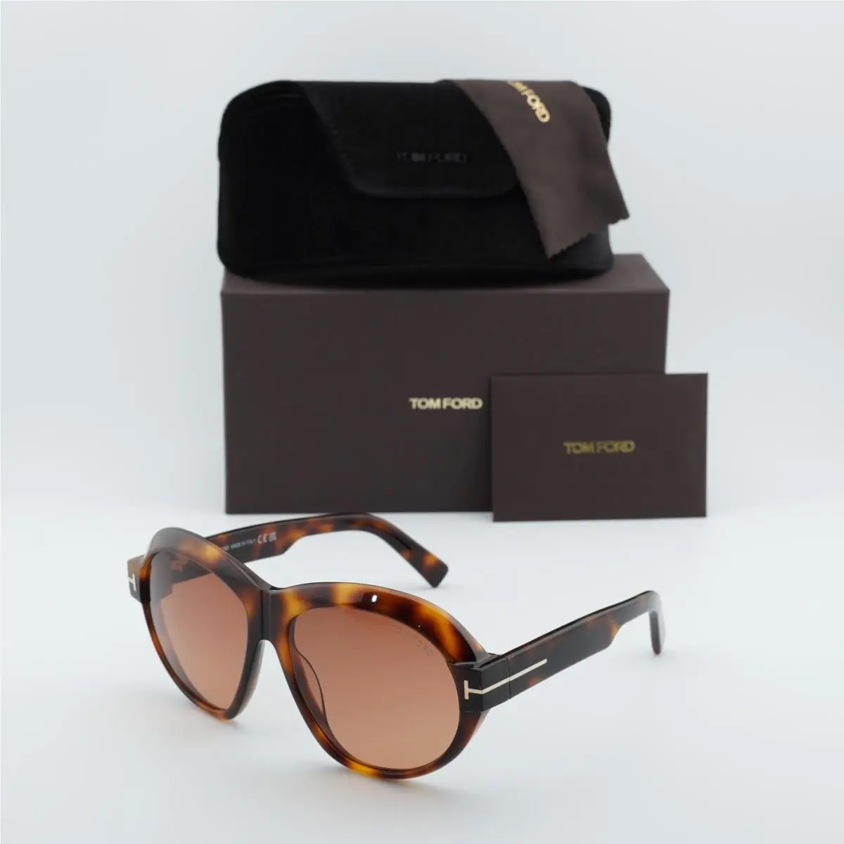 FT1113 53T Blonde Havana/bordeaux Gradient 59-15-135 Sunglasses by Tom Ford