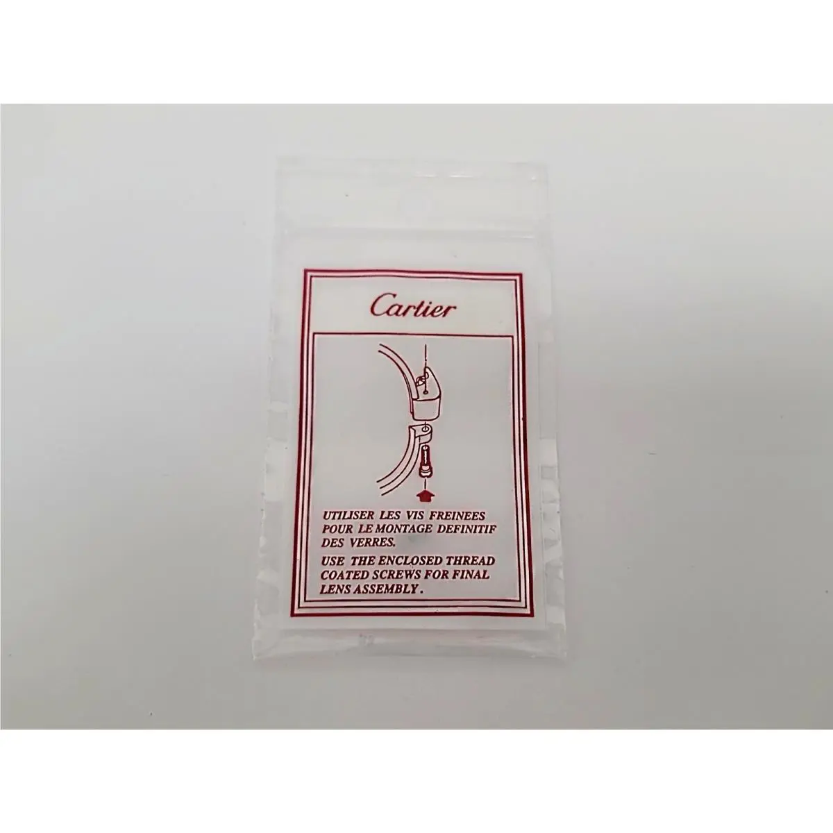 Cartier Thread Coated Screws For Eyeglasses 00 90 5192 2