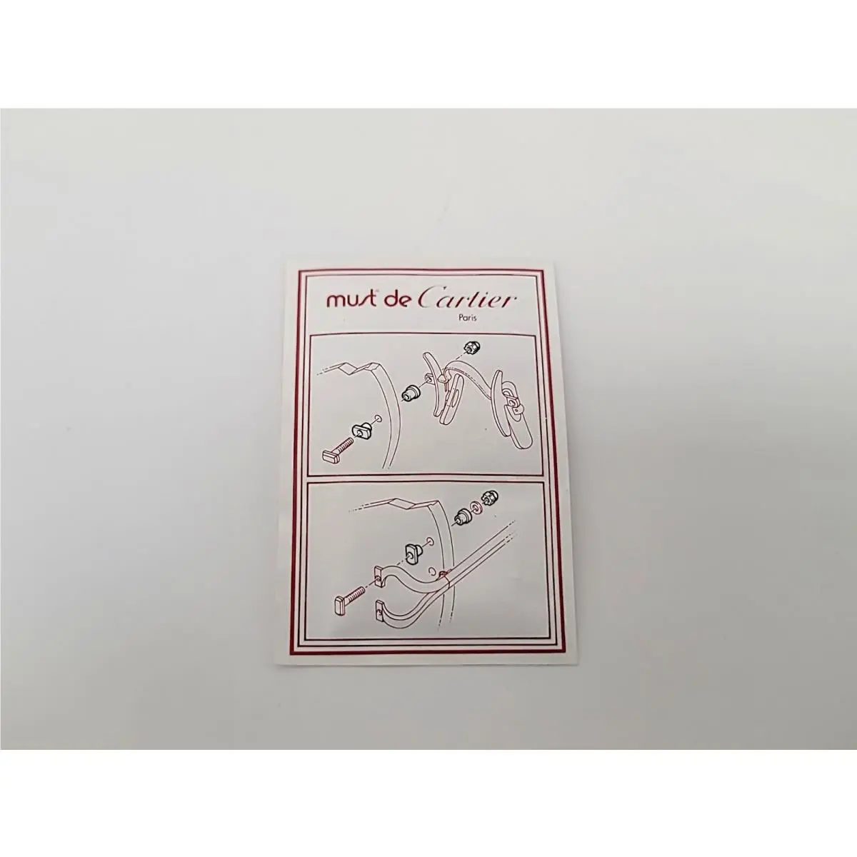 Cartier Stainless Steel Nuts Plastic Washers For Eyeglasses