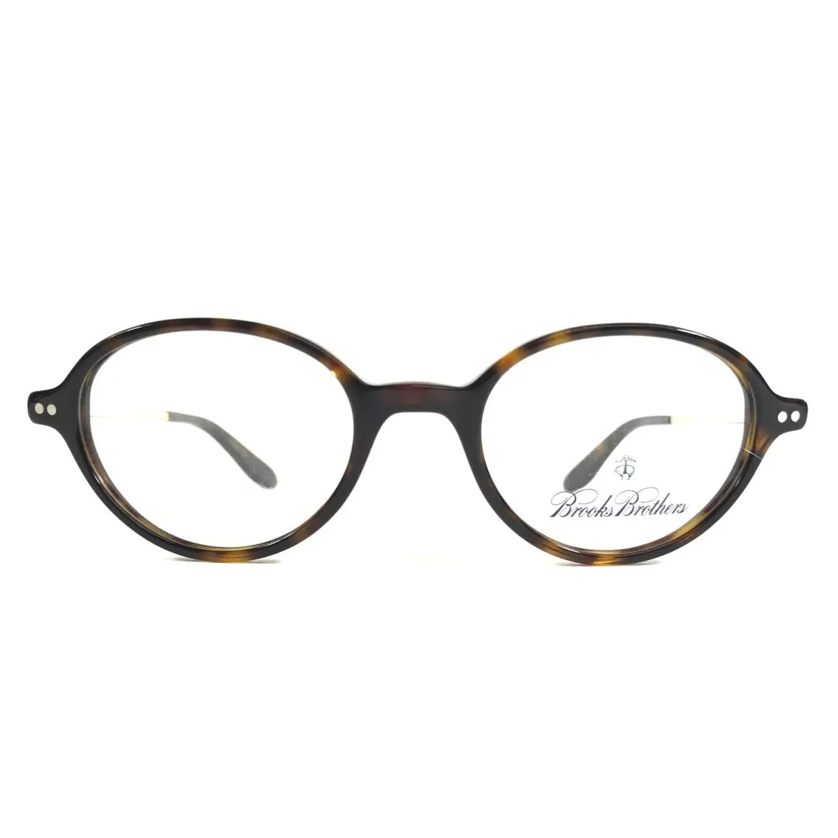 Petite Eyeglasses Frames BB688 5234 Dark Tortoise Gold 47-19-145 by Brooks Brothers