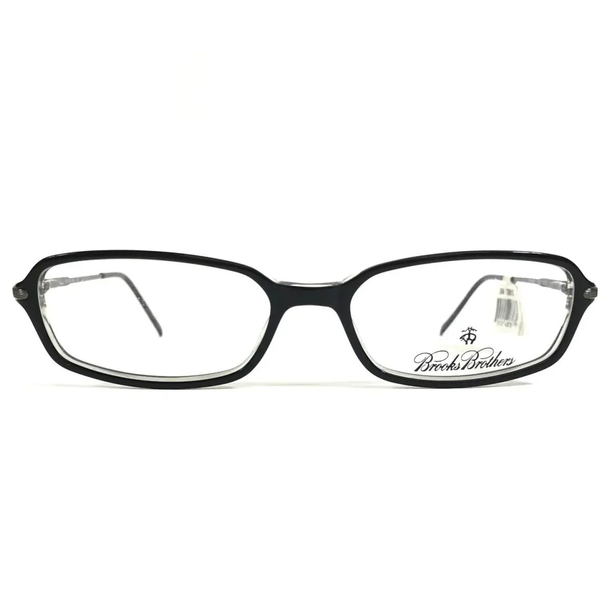 Eyeglasses Frames BB636 5040 Black Crystal Gunmetal 52-16-135 by Brooks Brothers