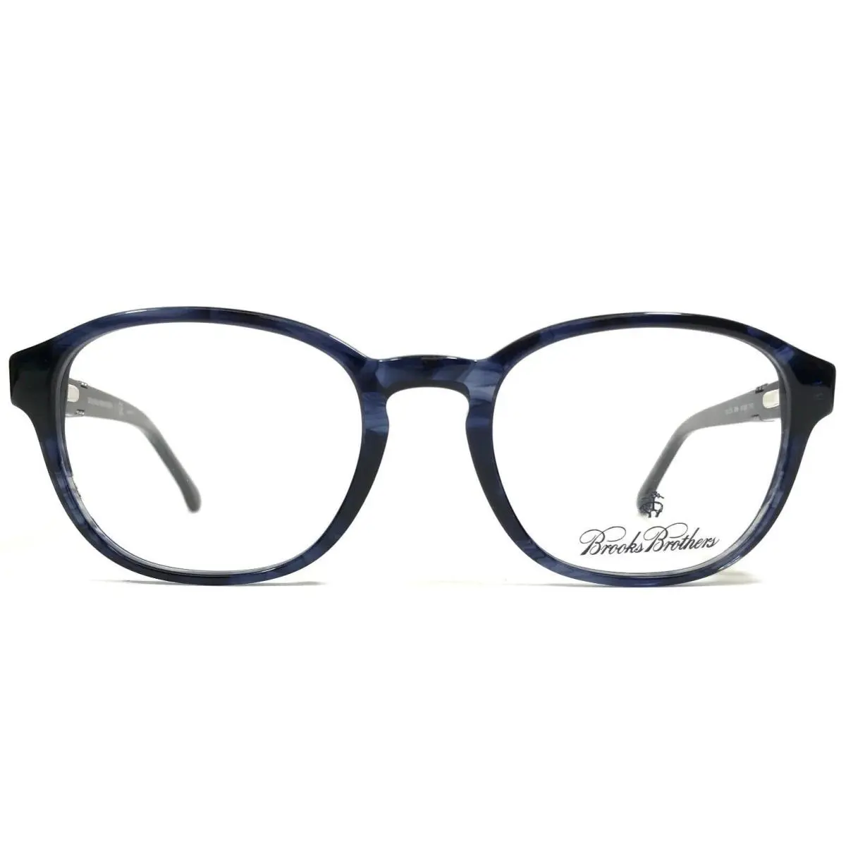 Eyeglasses Frames BB2024 6088 Black Smoke Blue 50-20-145 by Brooks Brothers