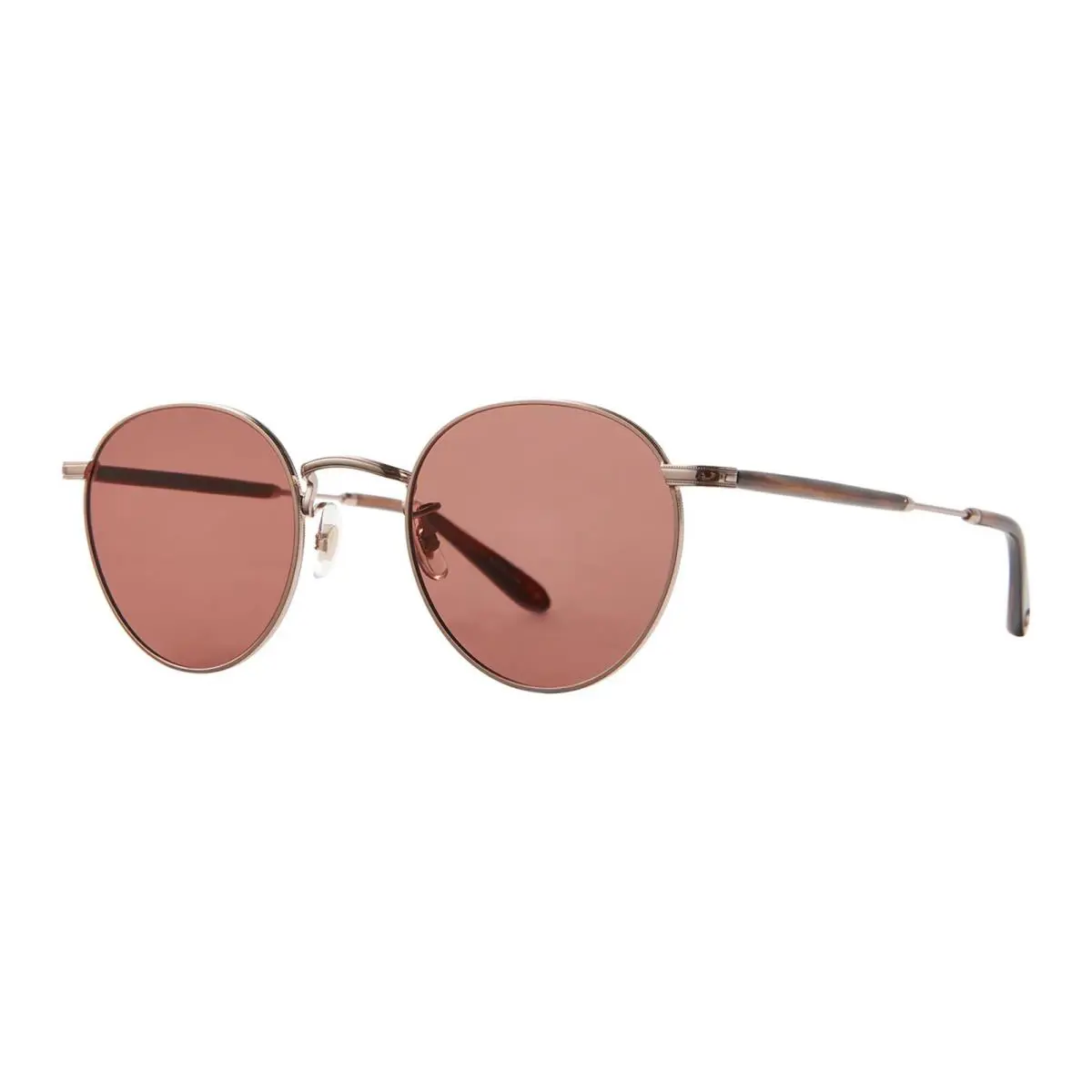 Garrett Leight Wilson M Sun Copper-spotted Brown Shell/pure Rosewood Sunglasses - Frame: Copper-Spotted Brown Shell, Lens: Pure Rosewood