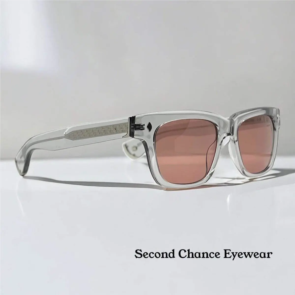 Garrett Officine Générale Ogx Crystal Leight x Officine G n Rale Ogx Crystal-new Solid Rose Custom Tint Lenses