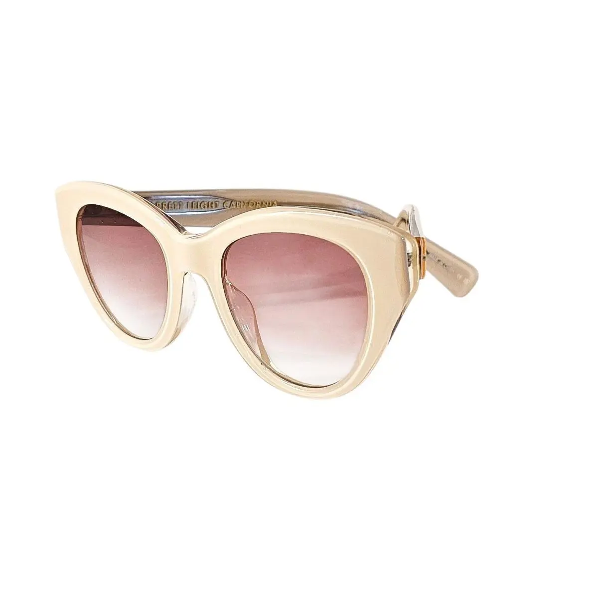 Garrett Leight Dottie Sunglasses Col. Peony / Semi Flat Red Haze Gradient 49