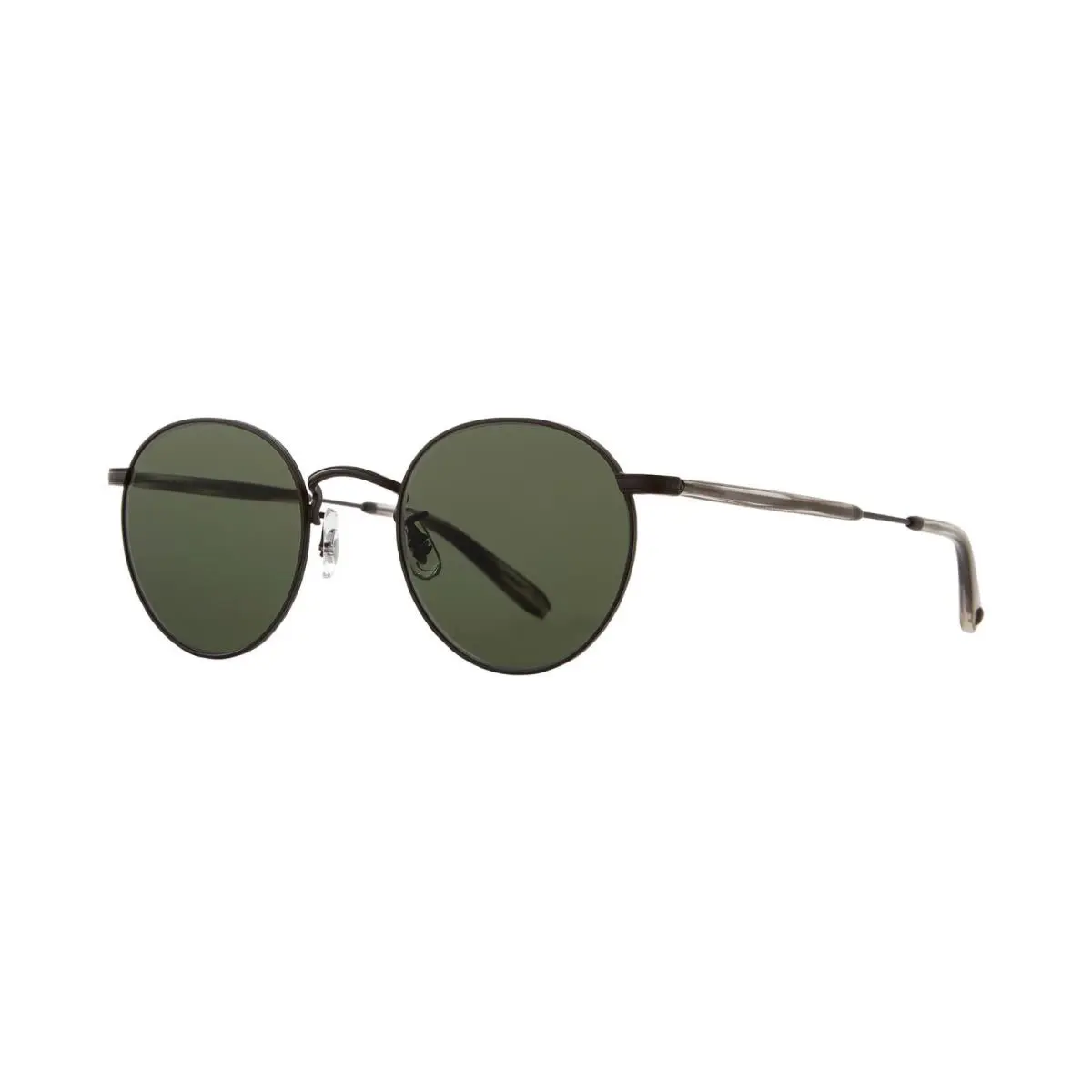 Garrett Leight Wilson M Sun Black Sleet Tortoise/semi-flat Pure G15 Sunglasses - Frame: Black Sleet Tortoise, Lens: Semi-Flat Pure G15
