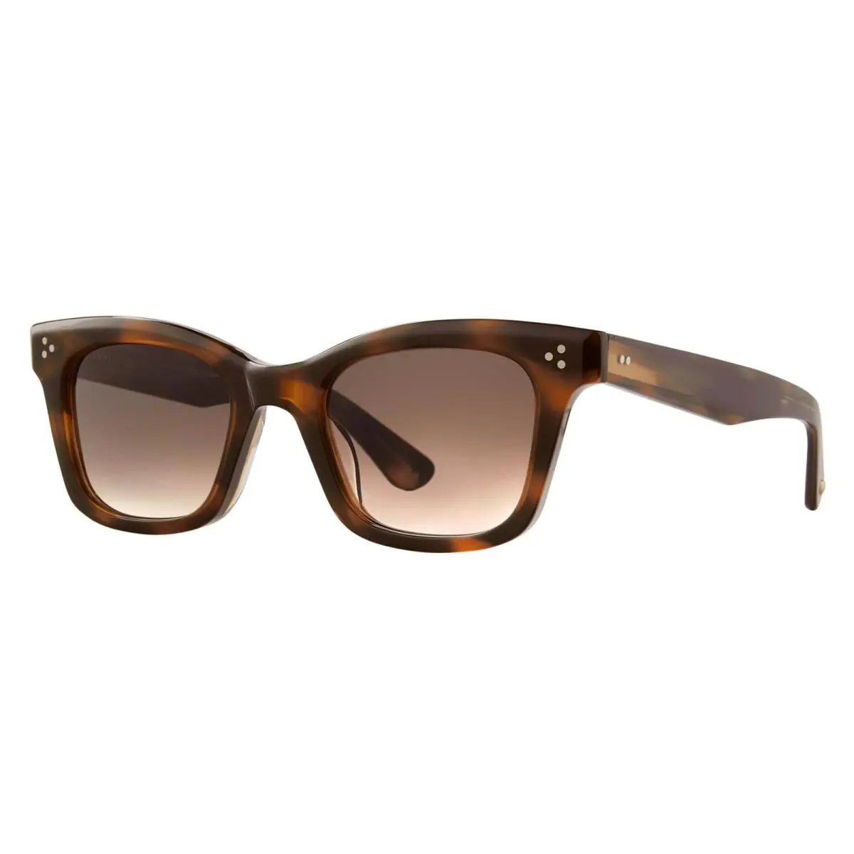 Garrett Leight Thompson Sun Spotted Brown Shell/sepia Gradient Sunglasses