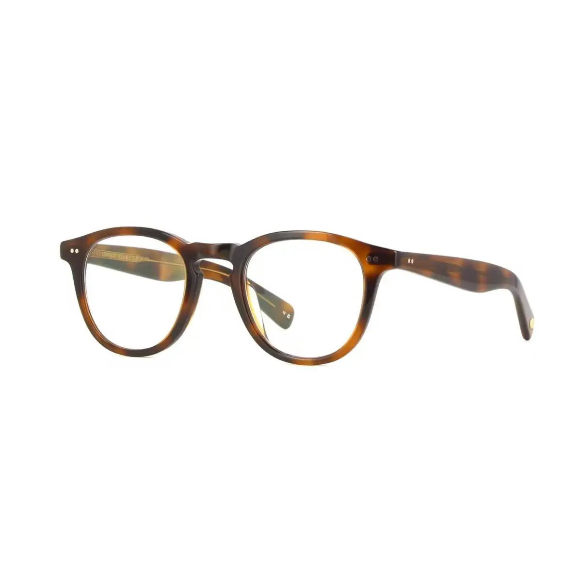 Garrett Leight Hampton X Spotted Brown Shell Spbrnsh Eyeglasses - Frame: Spotted Brown Shell