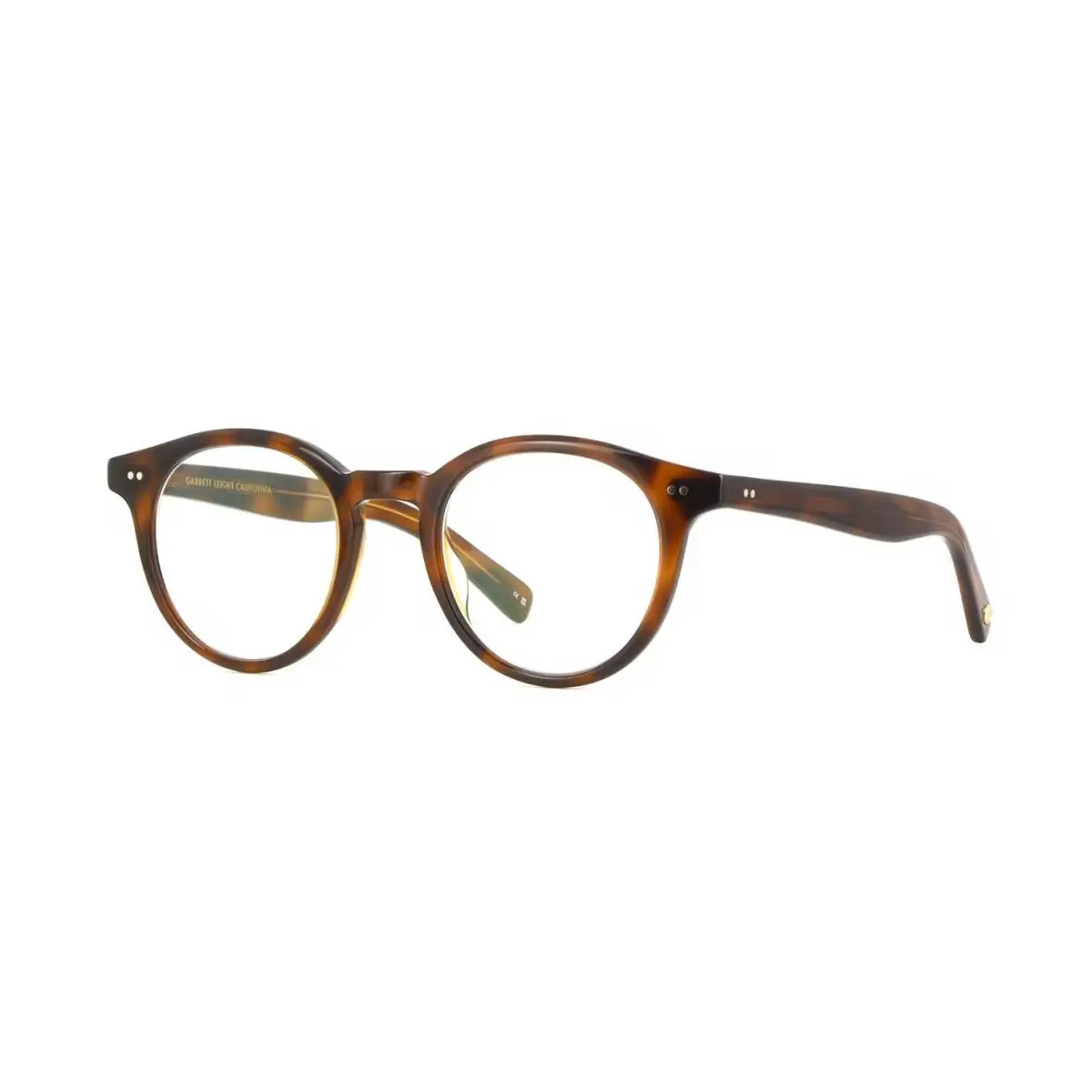 Garrett Leight Clune X Spotted Brown Shell Spbrnsh Eyeglasses - Frame: Spotted Brown Shell