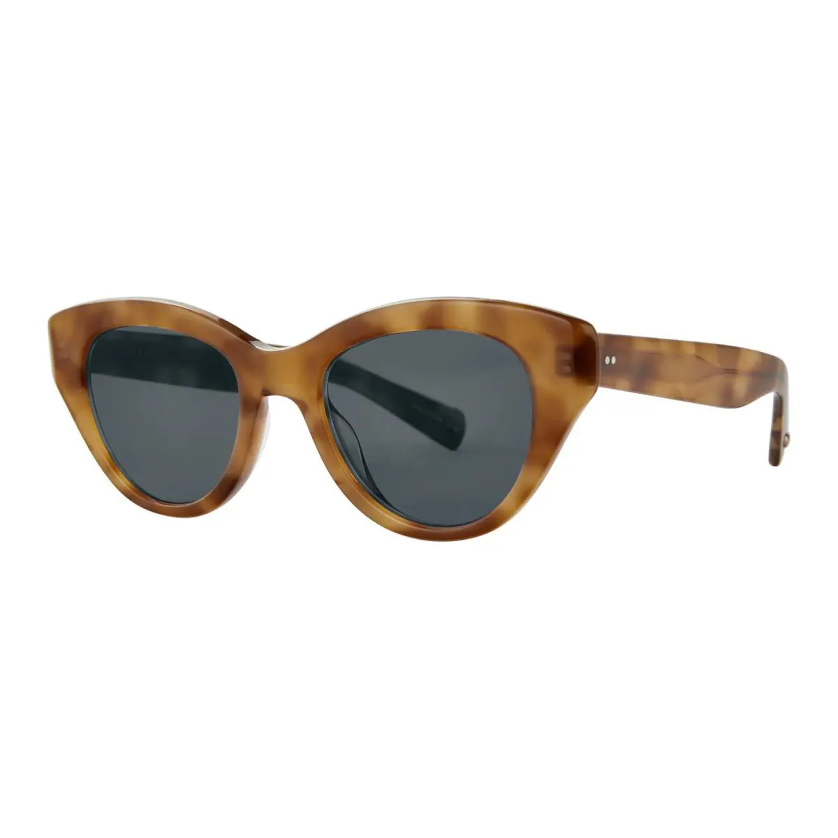 Garrett Leight Dottie Sun Ember Tortoise/semi-flat Blue Smoke Sunglasses - Frame: Ember Tortoise, Lens: Semi-Flat Blue Smoke