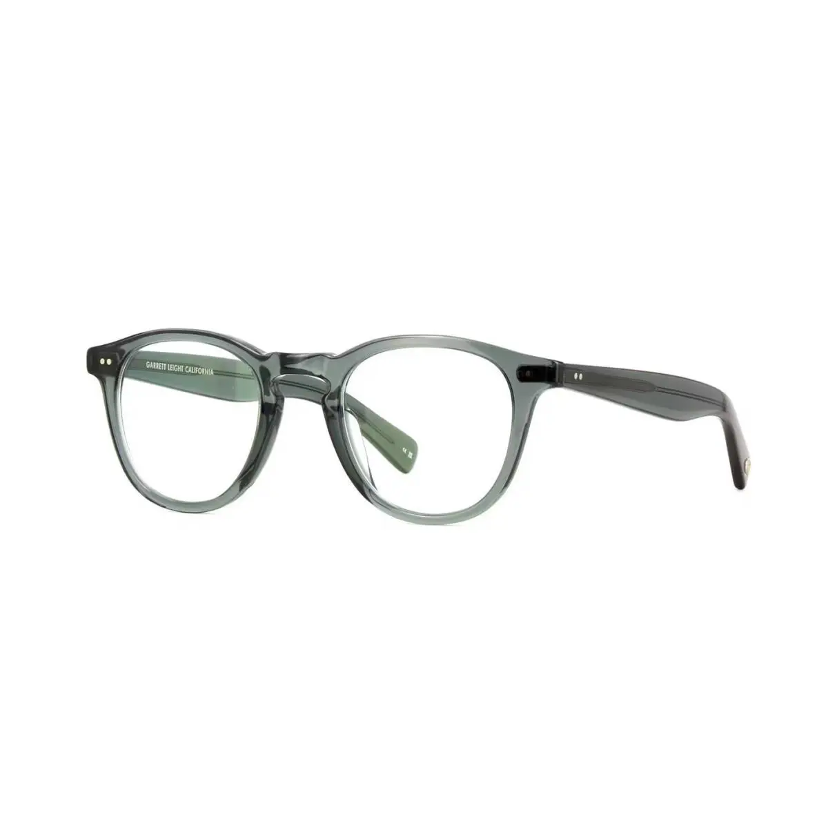 Garrett Leight Hampton X Sea Grey Sgy Eyeglasses - Frame: Sea Grey