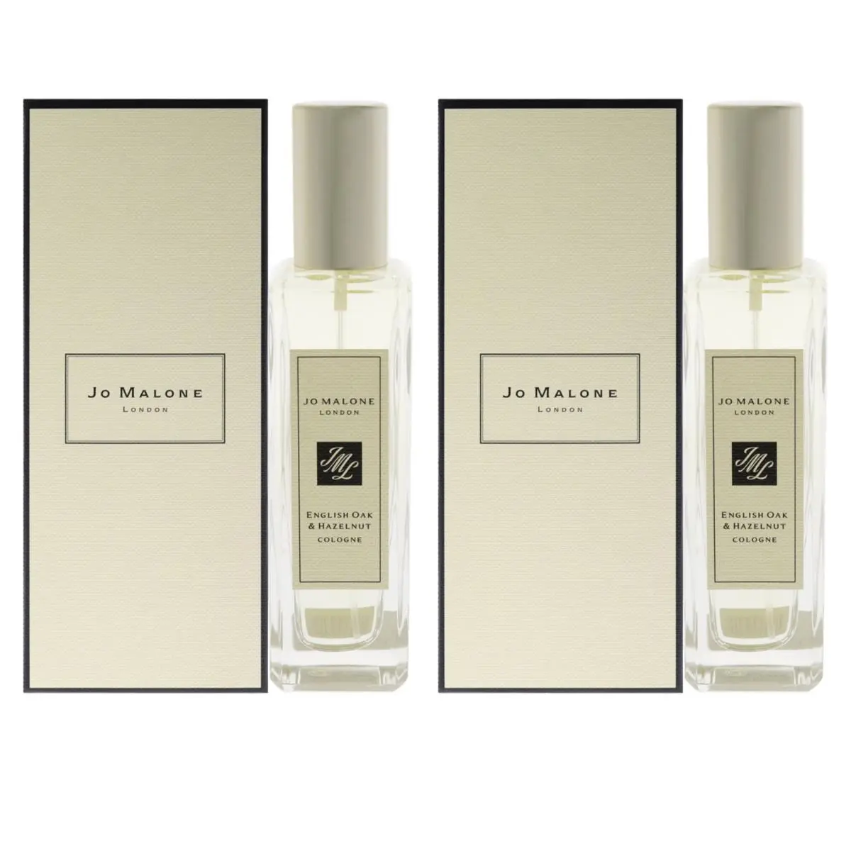English Oak and Hazelnut by Jo Malone For Unisex - 1 oz Cologne Spray -pack of 2