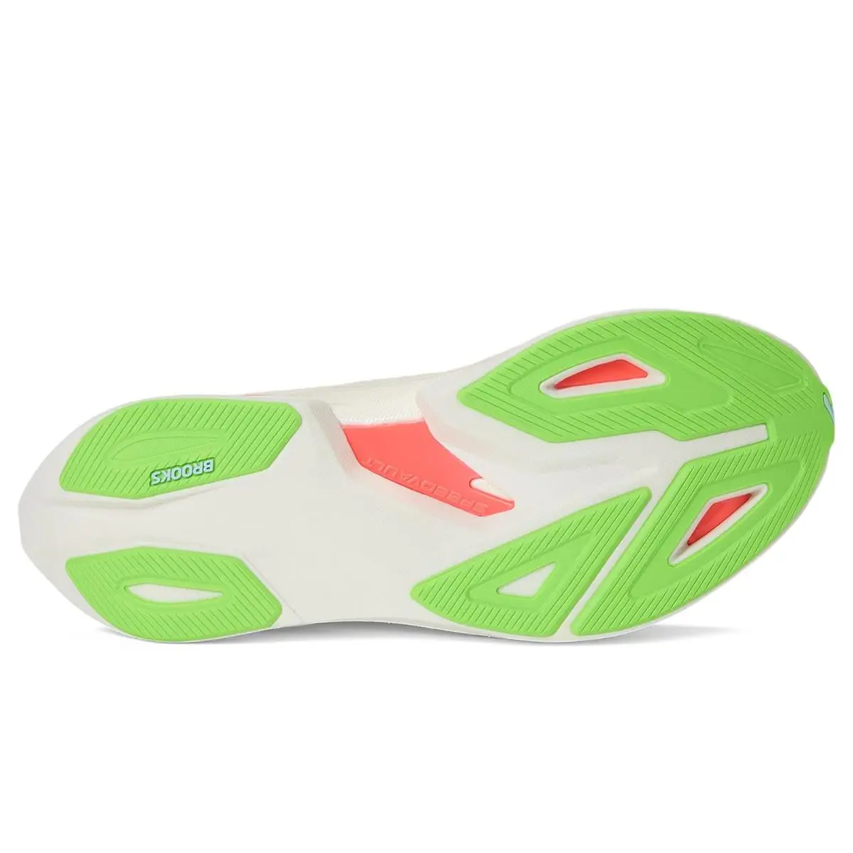 Brooks shoes - Coconut/Green Gecko/Pink Clay 1