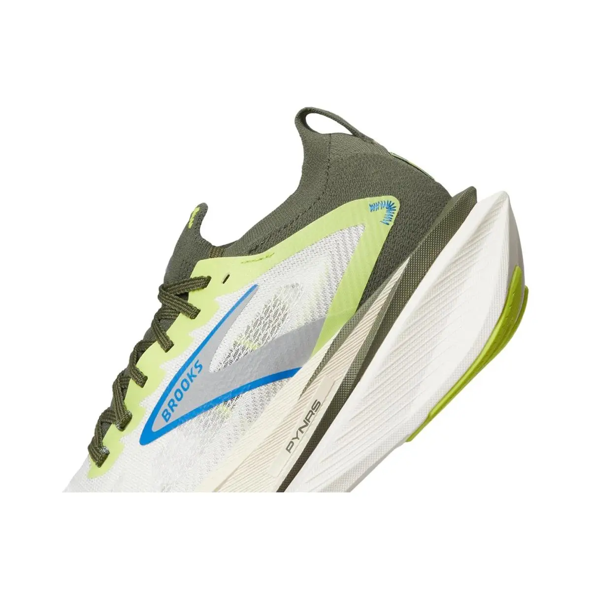Brooks shoes - Blanc/Acid Lime/Blue 11
