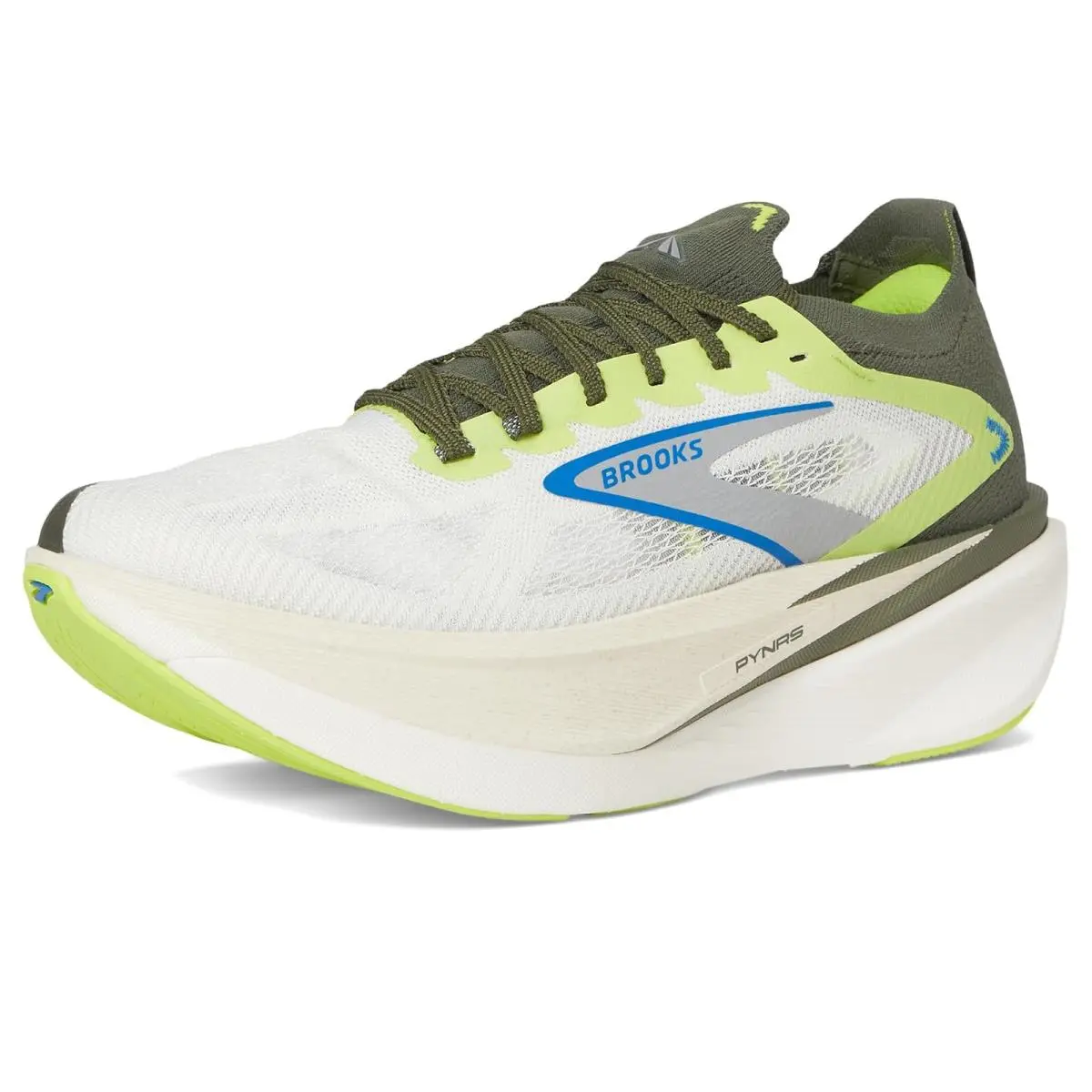Brooks shoes - Blanc/Acid Lime/Blue 12