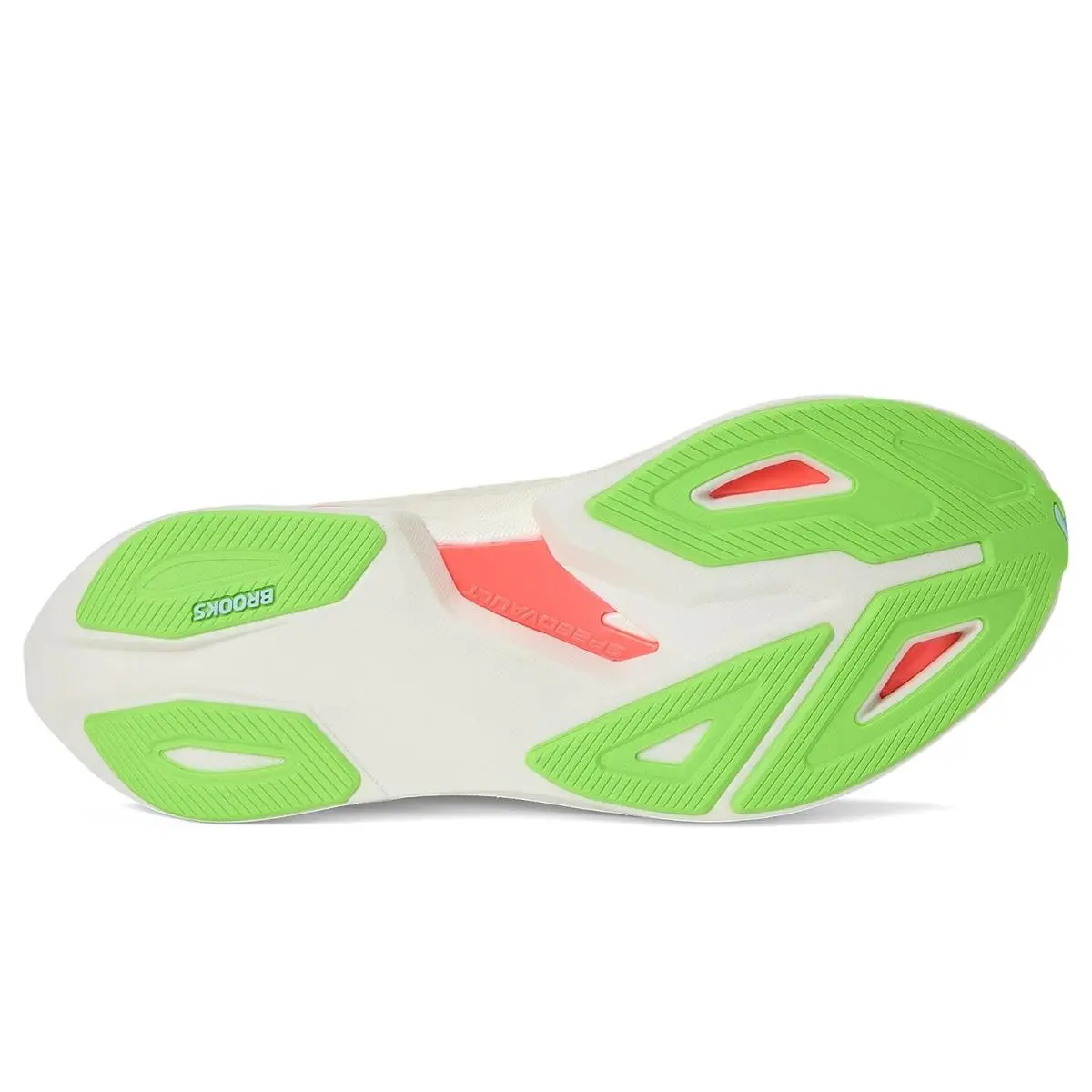 Brooks shoes - Blanc/Acid Lime/Blue 15