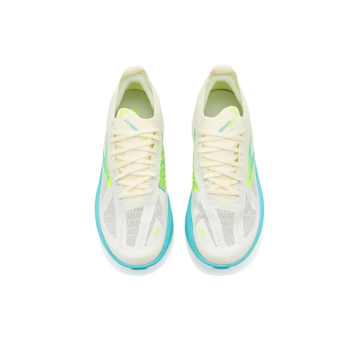 Brooks shoes - Blanc/Acid Lime/Blue 21