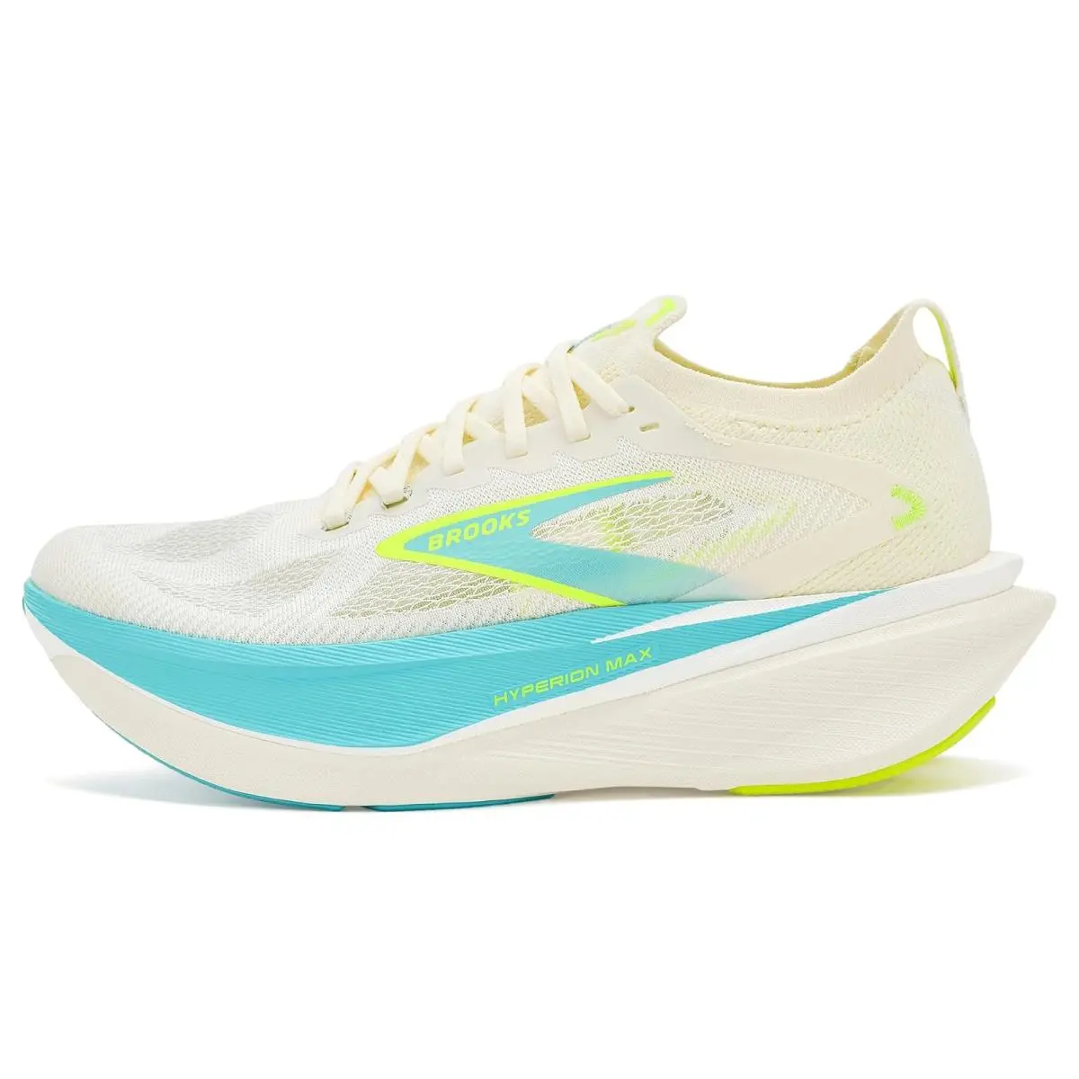 Brooks shoes - Blanc/Acid Lime/Blue 22