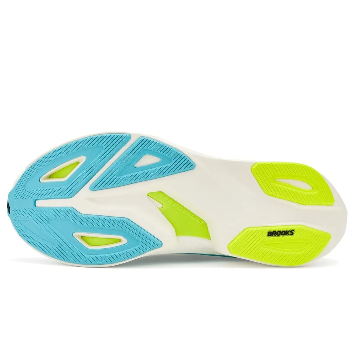 Brooks shoes - Blanc/Acid Lime/Blue 24