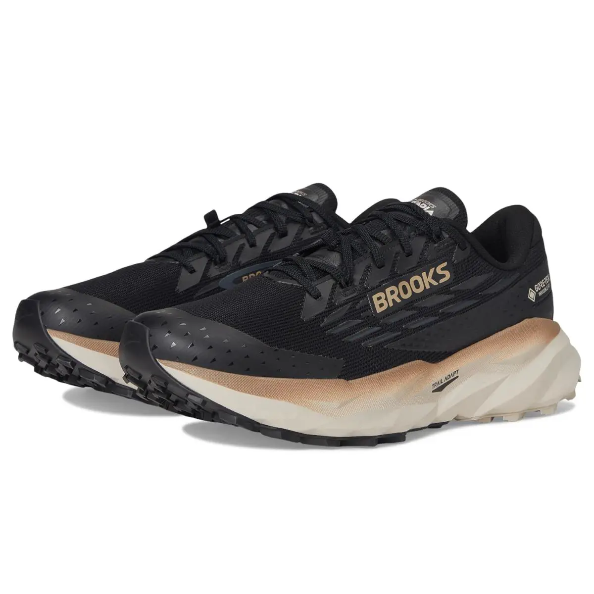 Man`s Sneakers Athletic Shoes Brooks Cascadia 19 Gtx - Black/Ebony/Chateau Gray