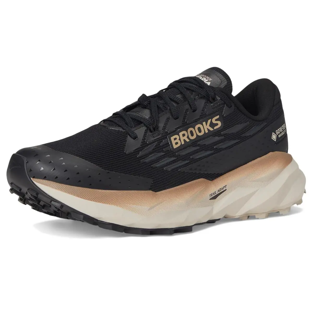 Brooks shoes - Black/Ebony/Chateau Gray 5